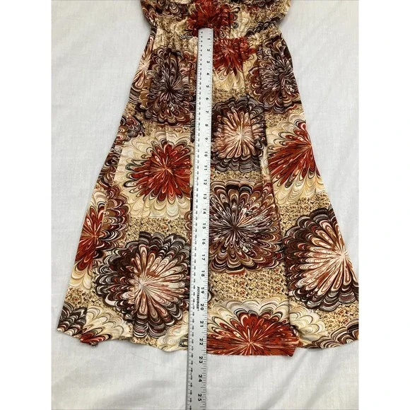 Christina Love Size Small Boho Halter Midi Dress - Picture 6 of 6